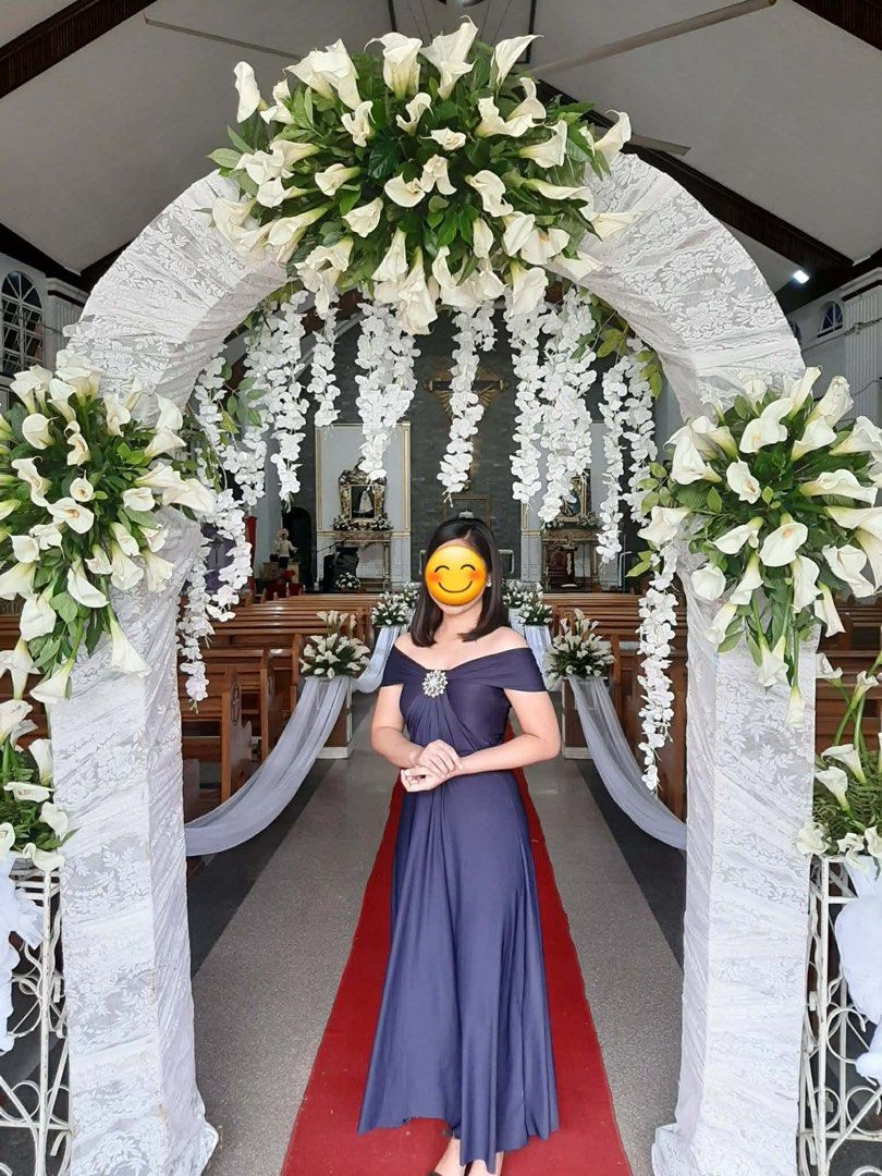 Navy Blue Convertible Infinity Dress S-M (Category: Dresses) located in Guiguinto. Submitted by potypeasy (Listing ID 1463579734, Image 3). Description: - Versatile navy blue infinity dress - Can be styled in countless ways - Stretchy and comfortable fabric - Ideal for formal events or casual outings - Fits most sizes - Styling examples available in photos.