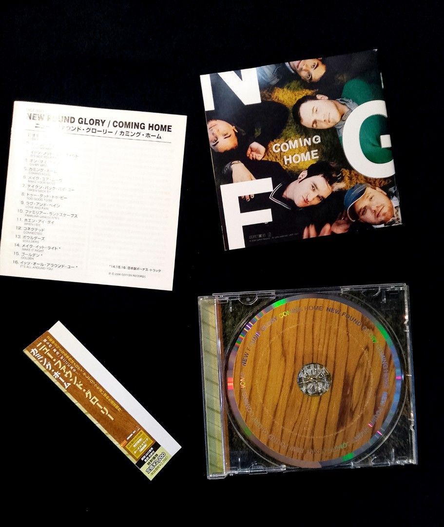New Found Glory - Coming Home (2006) Japan Press (Category: CDs & DVDs) located in Manila. Submitted by musicsectionph (Listing ID 1463622502, Image 3). Description: FOR SALE: New Found Glory's beautifully matured 2006 alternative rock and pop-punk masterpiece "Coming Home" flagship release!‎‎ ABOUT THIS ALBUM: This is the legendary American rock band's massive fifth studio triumph, co-produced by Thom Panunzio. It features a brilliant shift into