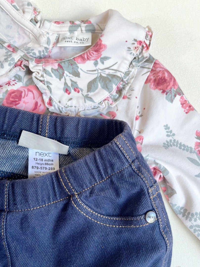 NEXT 🇬🇧 bundle 12-18 m (Category: Babies & Kids Fashion) located in Bayombong. Submitted by whimsystuff (Listing ID 1463628105, Image 2). Description: NEXT 🇬🇧 Longsleeves and Leggings bundle Both 12-18 m Bnew and unused .