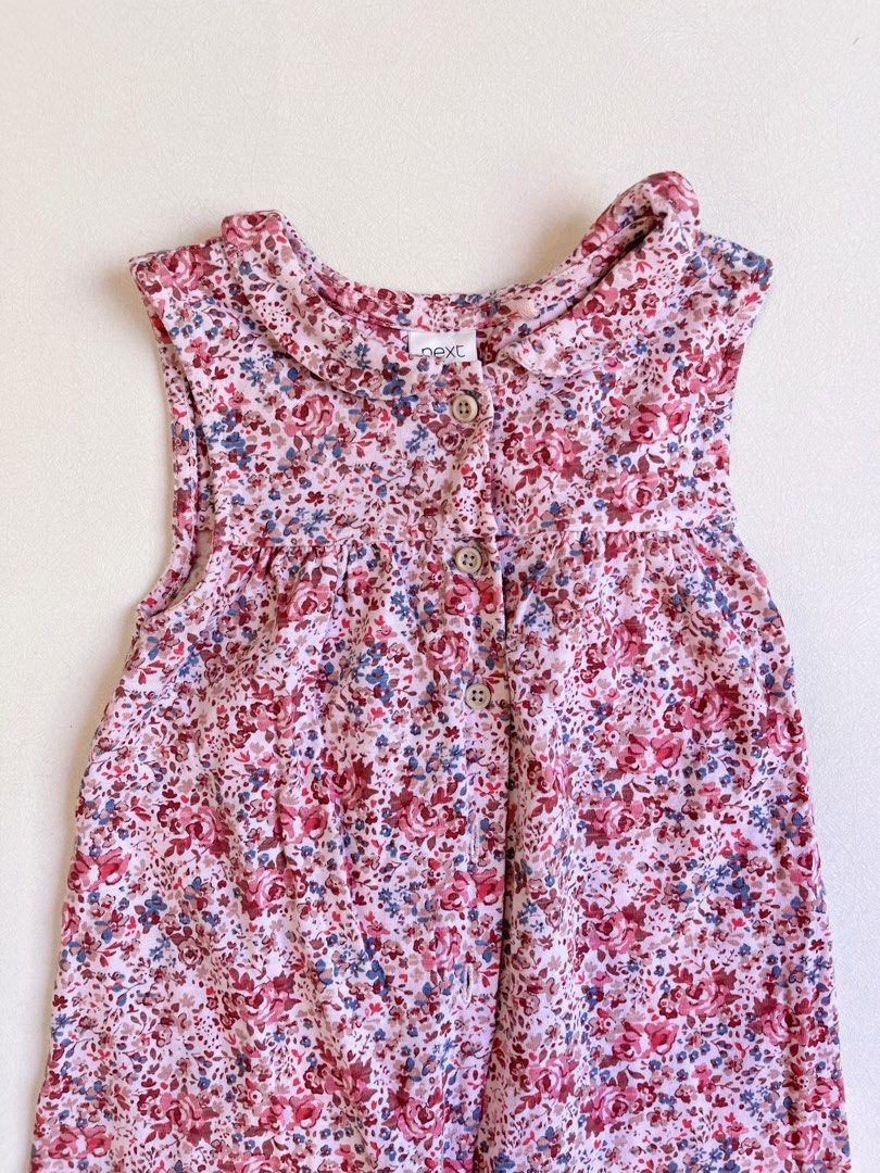 NEXT 🇬🇧 Floral Overalls 3-4 Y (Category: Babies & Kids Fashion) located in Bayombong. Submitted by whimsystuff (Listing ID 1463623080, Image 2). Description: NEXT 🇬🇧 Floral Overalls snap-crotch 2-3 Y on tag, best fits 3-4 Y Bnew, unused.