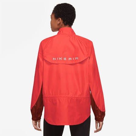 Nike Air Red Lightweight Running Jacket (Category: Coats, Jackets and Outerwear) located in Marikina City. Submitted by pborj (Listing ID 1463557943, Image 2). Description: - Red Nike Air jacket - Lightweight material, ideal for running or casual wear - Adjustable drawstring at the waist for a customized fit - Prominent Nike Air logo on both front and back - Stylish two-tone sleeves and panels - last photo for actual when worn.