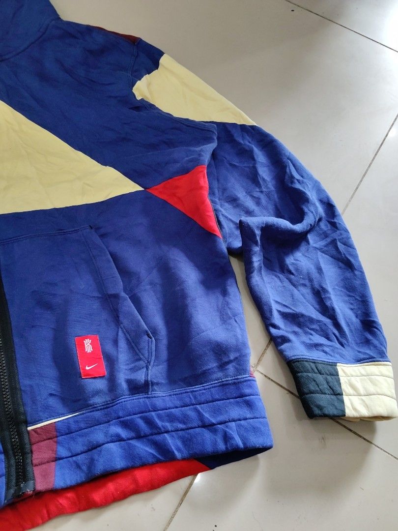 Nike Colorblock Full Zip Hoodie (Category: Coats, Jackets and Outerwear) located in Leyte. Submitted by carlthriftwearapparel (Listing ID 1463656769, Image 3). Description: - Authentic Nike hoodie - Unique colorblock design - Full zip front closure - Adjustable hood - Size XL 23 x27 dimes - Ideal for everyday casual wear.