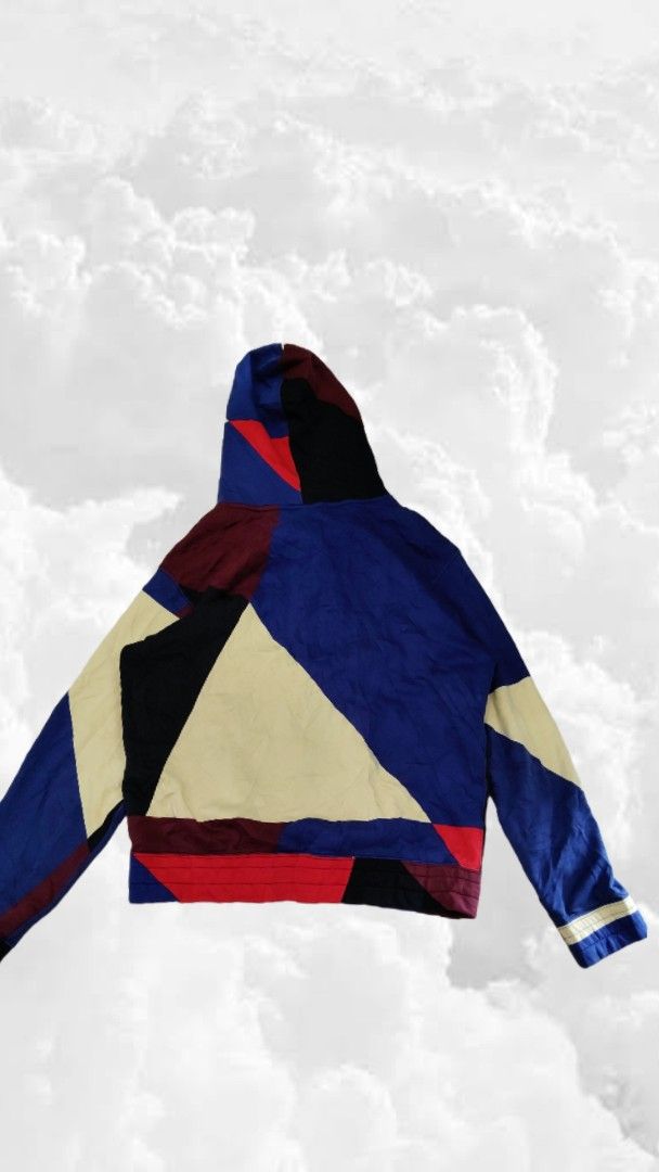 Nike Colorblock Full Zip Hoodie (Category: Coats, Jackets and Outerwear) located in Leyte. Submitted by carlthriftwearapparel (Listing ID 1463656769, Image 2). Description: - Authentic Nike hoodie - Unique colorblock design - Full zip front closure - Adjustable hood - Size XL 23 x27 dimes - Ideal for everyday casual wear.