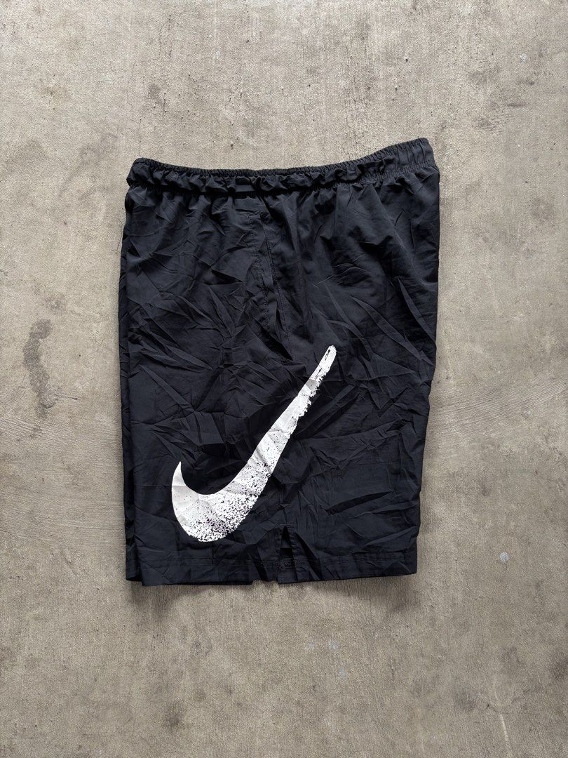 Nike Dri-Fit Black Athletic Shorts Size L (Category: Shorts) located in Naga. Submitted by ajrc.shop (Listing ID 1463673005, Image 1). Description: Swoosh drifit running short ✅Size: L ✅Width: 30-36 ✅Length: 19 ✅Color Rate: 9/10 ✅Issue: Last pic ✅Need Wash ✅Location: Bicol Naga City, Camarines Sur ✅Courier: J&T Express/Flash Express ✅MOP: Gcash only.