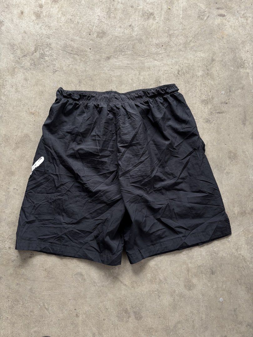 Nike Dri-Fit Black Athletic Shorts Size L (Category: Shorts) located in Naga. Submitted by ajrc.shop (Listing ID 1463673005, Image 3). Description: Swoosh drifit running short ✅Size: L ✅Width: 30-36 ✅Length: 19 ✅Color Rate: 9/10 ✅Issue: Last pic ✅Need Wash ✅Location: Bicol Naga City, Camarines Sur ✅Courier: J&T Express/Flash Express ✅MOP: Gcash only.