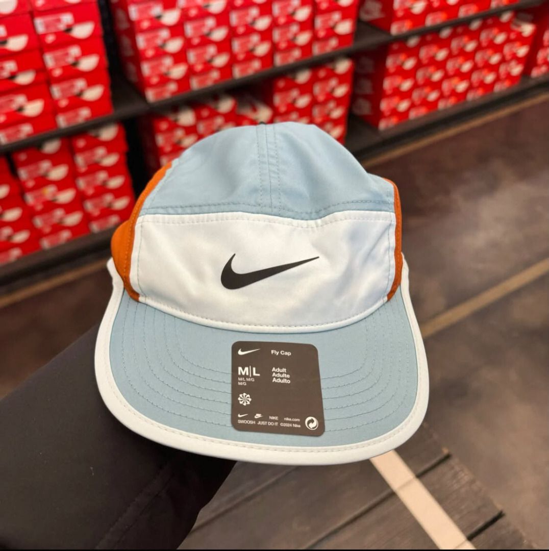 Nike Dri-FIT Fly Unstructured Swoosh Cap (Category: Caps & Hats) located in San Fernando. Submitted by fynder (Listing ID 1463704144, Image 1). Description: Nike Dri-FIT Fly Unstructured Swoosh Cap Auth With Tags Available Sizes : SM, ML, LXL 💬 DM for more Photos 📦 Fast processing (Air cargo freight) 💬 More drops daily on IG: @fynder1 🔒 Buyer protection through Carousell — shop with confidence .