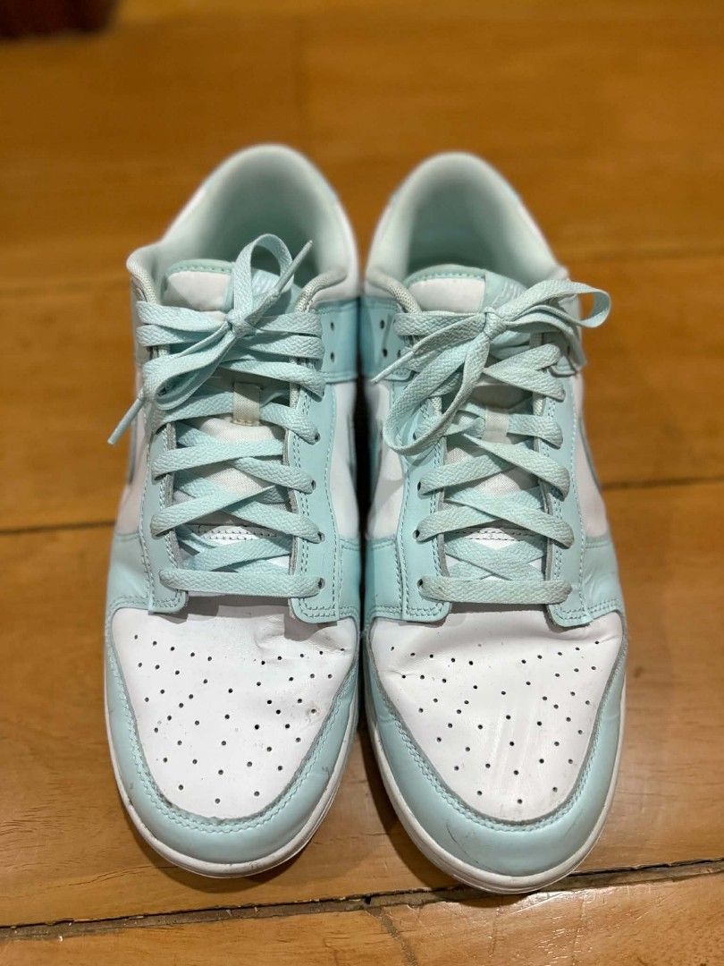 Nike Dunk Low Light Aqua White DV0833-104 (Category: Sneakers) located in Manila. Submitted by ralf015 (Listing ID 1463718940, Image 3). Description: - Nike Dunk Low - Colorway: Light Aqua and White - Size: UK 12 / EUR 47.5 - Origin: Made in Indonesia - Condition: Great for casual wear or adding to your collection..