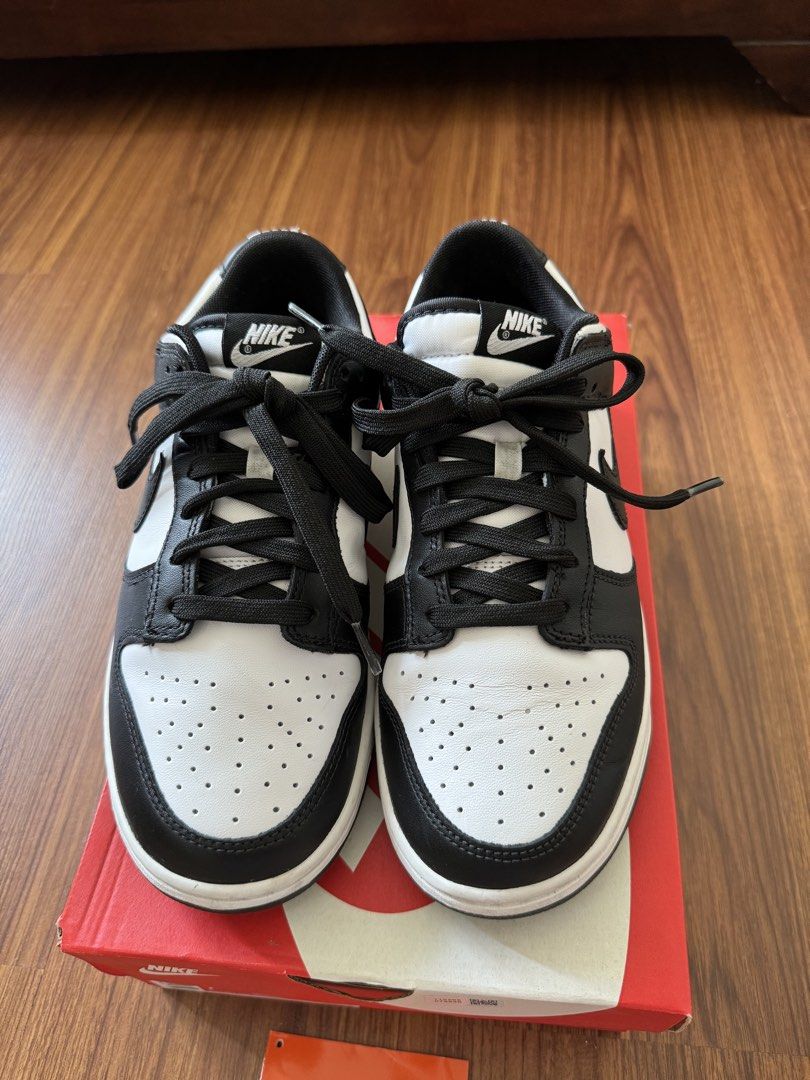 Nike Dunk Low Retro Panda (Category: Sneakers) located in Antipolo. Submitted by kzees (Listing ID 1463619796, Image 3). Description: - ORIGINAL - USED ONCE ONLY - Size: Mens US 7.5 / Womens 9 / 25.5cm - Includes original box and tags Bought it ng 10.5k before 😅 please no low baller. Thank you. :) Lalamove/Grab: Lower Antipolo Can do LBC Sf c/o buyer.