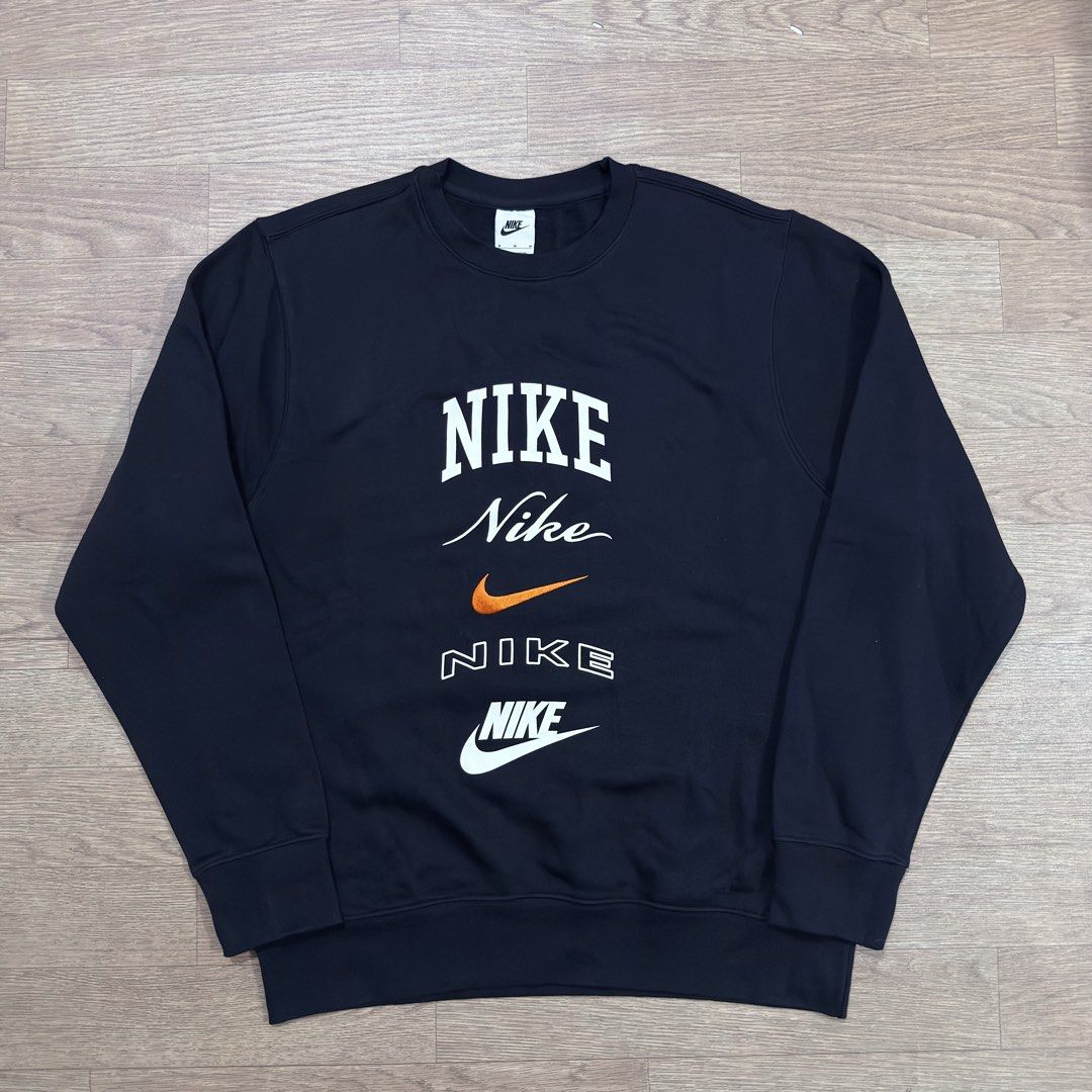 Nike Multi script crewneck jacket (Category: Coats, Jackets and Outerwear) located in Imus. Submitted by casterhitz (Listing ID 1463560461, Image 1). Description: Medium 22x27 No issue Excellent condition .