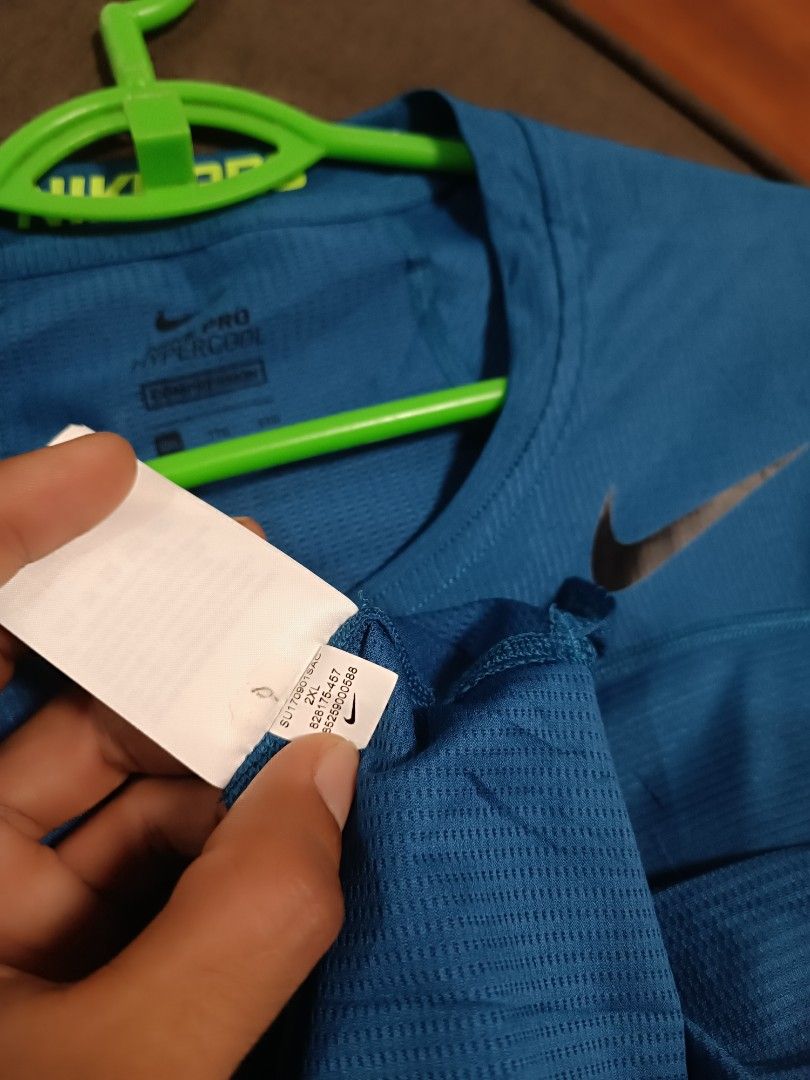 Nike pro dri fit (Category: Activewear) located in Cadiz. Submitted by jhasspher1987_ (Listing ID 1463688539, Image 2). Description: nike pro dri fit excellent condition size 2xl on tag dimes w19. l27 color rate 9/10 no issue pm loc negros occidental cadiz city.