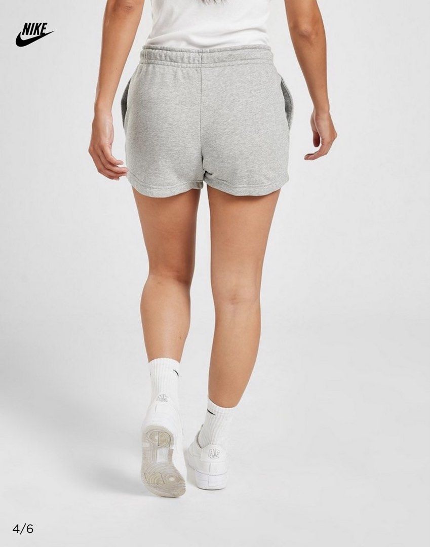 NIKE Sportswear Essential Shorts Grey (Category: Shorts) located in Cavite. Submitted by hand.picked (Listing ID 1463563648, Image 2). Description: NIKE Sportswear Essential Shorts Grey Size: XSmall 13.5” Waistline (stretchable) 12” Length 11” Leg Opening Condition: Excellent.
