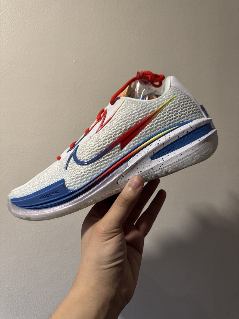Nike Zoom GT Cut 1 x Dylan Harper (Category: Sneakers) located in Quezon City. Submitted by gmad595 (Listing ID 1463588693, Image 1). Description: - Nike Zoom GT Cut 2 "100 Dreams" colorway - White base with vibrant red, blue, and yellow accents - Features a unique speckled midsole detail - Includes original box - Ideal for on-court performance.
