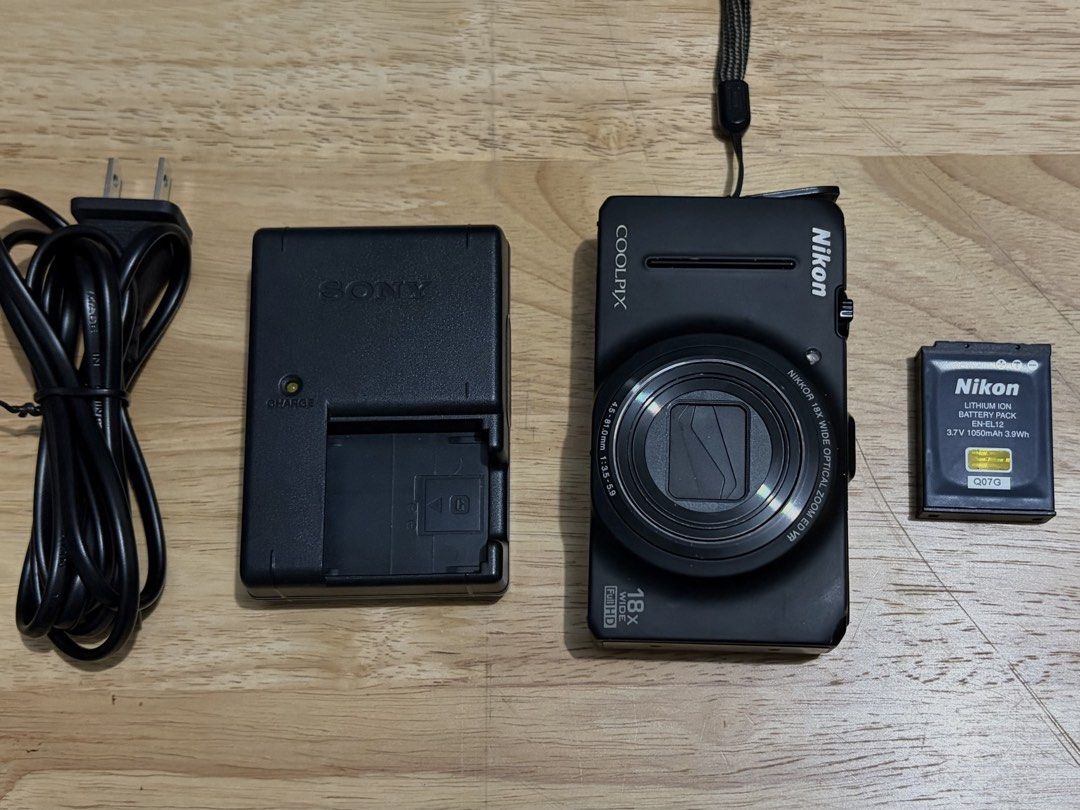 Nikon Coolpix S9300 (Category: Cameras) located in Manila. Submitted by decluttuhr (Listing ID 1463717940, Image 3). Description: Nikon Coolpix S9300 💰 Price: ₱13,000 + SF Details: • 16 MP | 18x Optical Zoom | Full HD Video • Fully functional & tested • 9/10 condition - Minor cosmetic signs of use (see photos) Includes: Unit, Battery, Charger Strap, Pouch 📍 Location: Marikina City ⚠️ Policy: Sold as-is. NO RETURN, NO REFUND. Buy at your own ris
