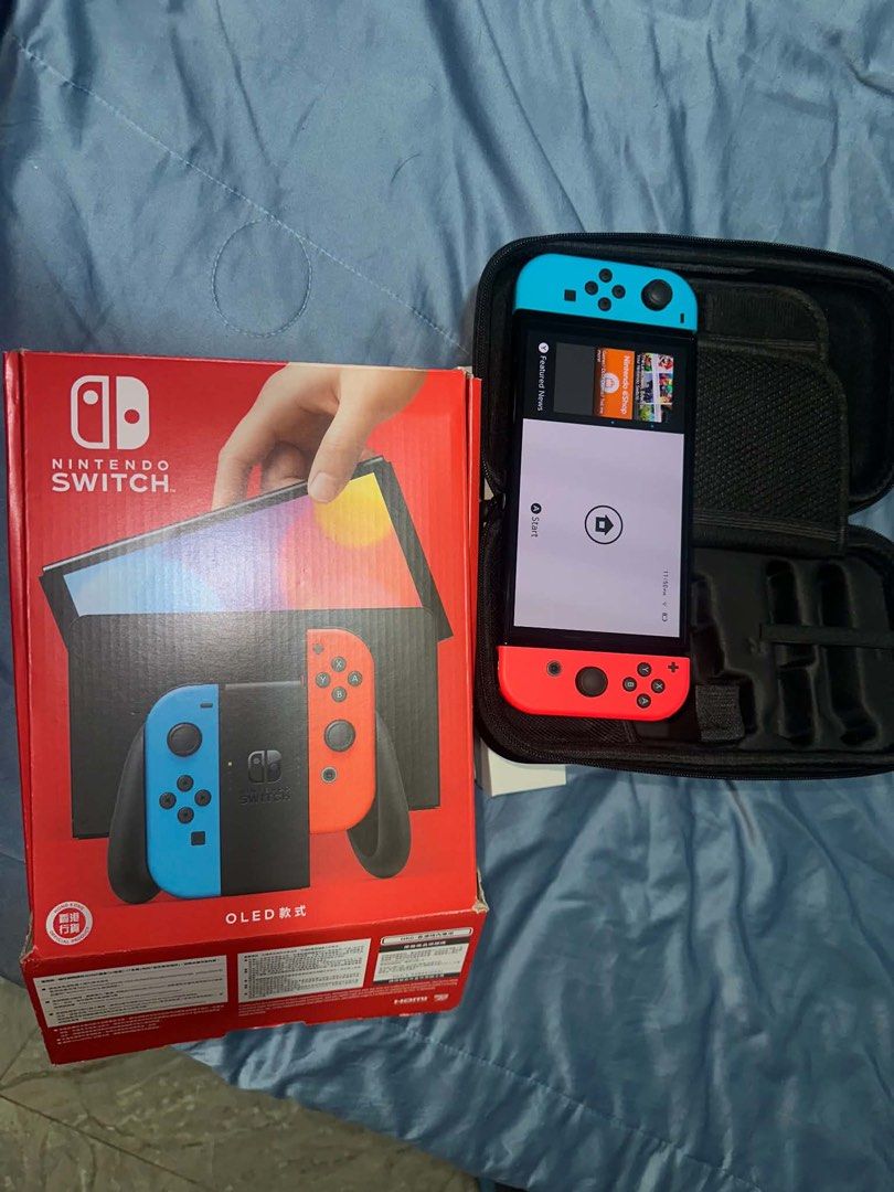 SALE‼️ Nintendo Switch OLED with Joy-Con (Category: Nintendo) located in San Francisco. Submitted by chicpickcloset_ (Listing ID 1463706632, Image 2). Description: Hi! Selling my brother’s nintendo switch✨ -Excellent Condition pa to, Di nya masyadong nagagamit - With Complete Inclusions pa (All OG) - With free 256 gb SanDisk Ultra 256GB microSD Card - With free case nadin - Nabili sya sa GameOne PH - 🧡 app - Can send unli details sa switch, and 