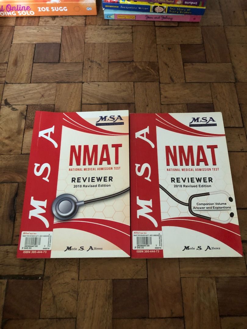 NMAT REVIEWERS | 2018 VERSION (Category: Assessment Books) located in Las Pinas. Submitted by clearup_closet (Listing ID 1463738961, Image 1). Description: mop: gcash, maya, gotyme and maya mod: lalamove.