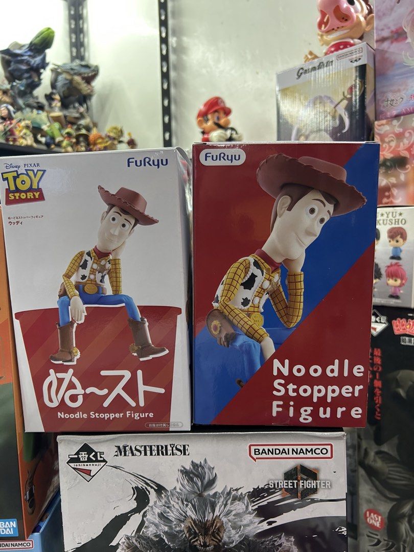 Noodle stopper Woody (Category: Action & Battle Toys) located in Calumpit. Submitted by _hppy (Listing ID 1463627391, Image 1). Description: Authentic Furyu Toystory Woody Ns 820 each 📍location: Calumpit, Bulacan 📦MOD: LBC, Jnt, Lalamove 🚚 Free delivery sa malapit 💰MOP: Gcash, Gotyme, CIMB.