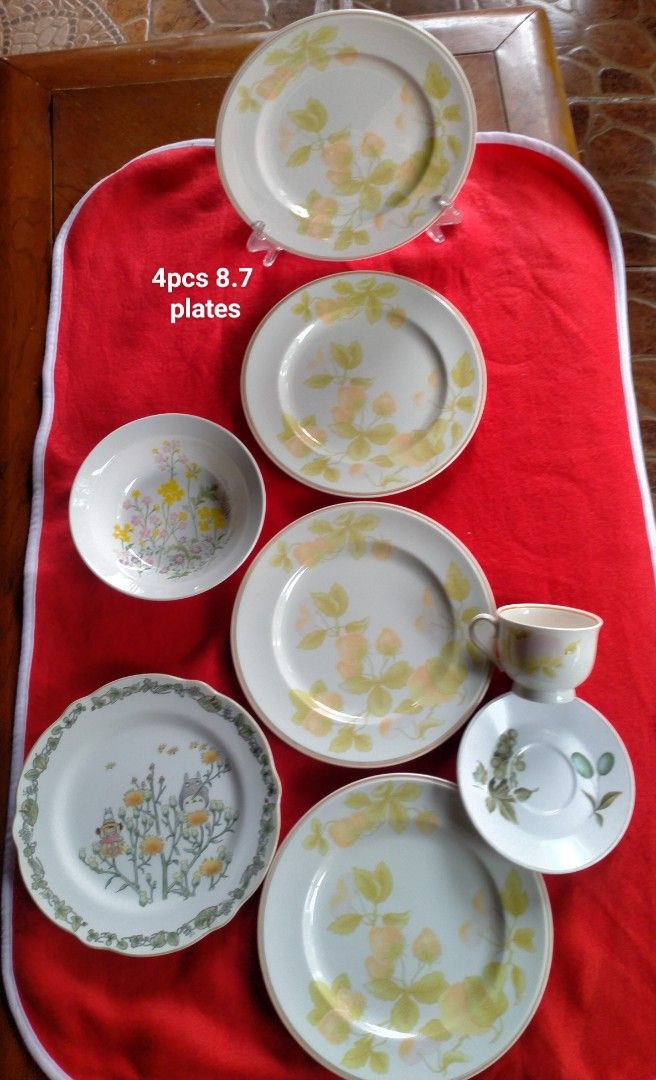 Noritake 8pc Dinnerware Set - Plates, Bowl, Cup & Saucer (Category: Dinnerware & Cutlery) located in Manila. Submitted by margeventa (Listing ID 1463604490, Image 2). Description: - Noritake 8-piece dinnerware set - Includes: 4 x 8.7" plates, 1 x 8" plate, 1 x 6.5" bowl (1.5" deep), 1 x 3" cup (2.5" tall), 1 x 5.5" saucer - Ideal for serving guests or everyday use - Price: PHP 1,250 buyer shoulders sf Location: Cainta.