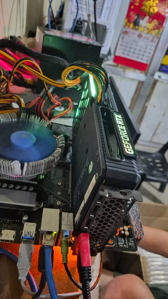 NVIDIA GeForce RTX 3060 Ti Graphics Card (Category: Computer Parts) located in Imus. Submitted by drin4627 (Listing ID 1463661804, Image 3). Description: 2ndhand PALIT RTX 3060ti 8gb 256bit 1xhdmi 3xdp 8pin power 15.5k pesos 1week warranty PICKUP OR LALAMOVE LOCATION : Team Wipe Computer Shop pa google map (likod ng jollibee bucandala imus cavite contact: 09568930092.