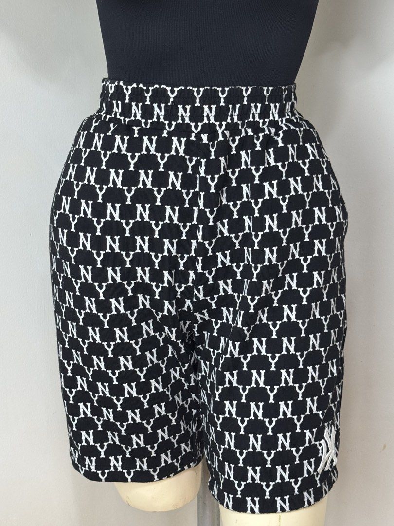 NY All Over Print Shorts (Category: Shorts) located in Gumaca. Submitted by maan_24 (Listing ID 1463591436, Image 2). Description: - Black shorts with all-over white NY print - Elastic waistband with adjustable drawstring - Convenient side pockets - Back pocket for essentials - Ideal for lounging, casual wear, or for any New York fan.