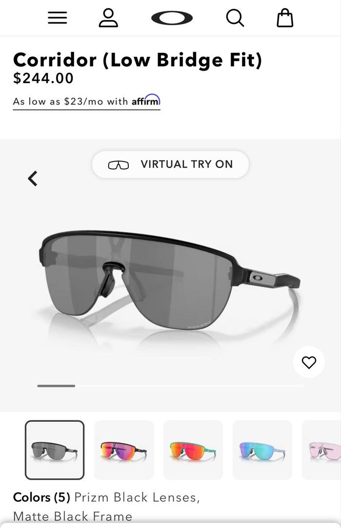 Oakley Corridor Sunglasses (Category: Sunglasses & Eyewear) located in Talisay. Submitted by fiercewolf_c8d6d0 (Listing ID 1463550543, Image 3). Description: - Oakley Sunglasses Model: OO9245-0142 - Frame Color: Dark - Lens Type: Mirrored - Included Accessory: Soft Pouch - Origin: Made in USA - Ideal Use: Sports and Everyday Wear.