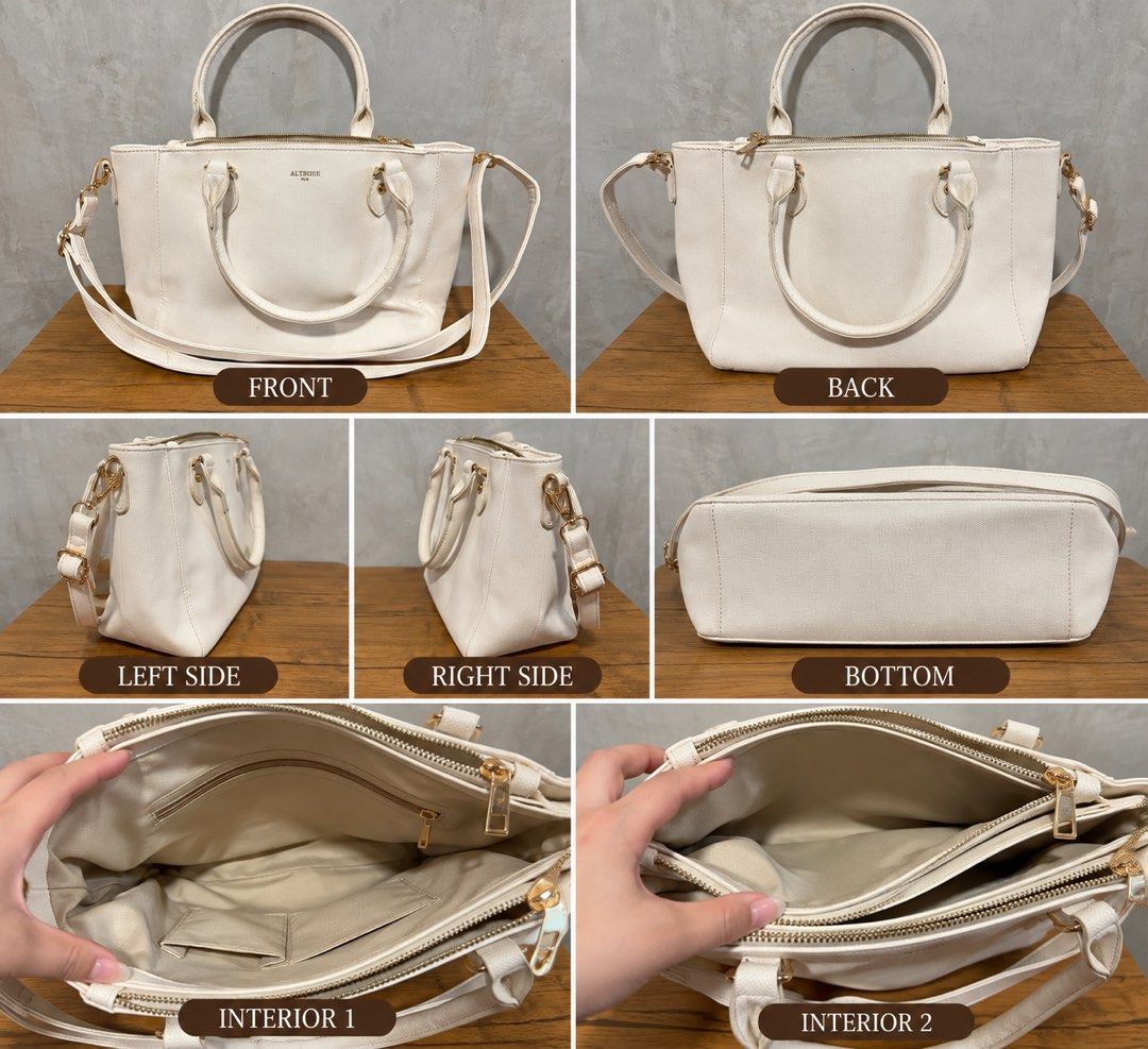 off-white ALTROSE 2-way tote bag L8x13 (Category: Cross-body Bags) located in San Fernando. Submitted by japansurpluselyu (Listing ID 1463701022, Image 1). Description: .