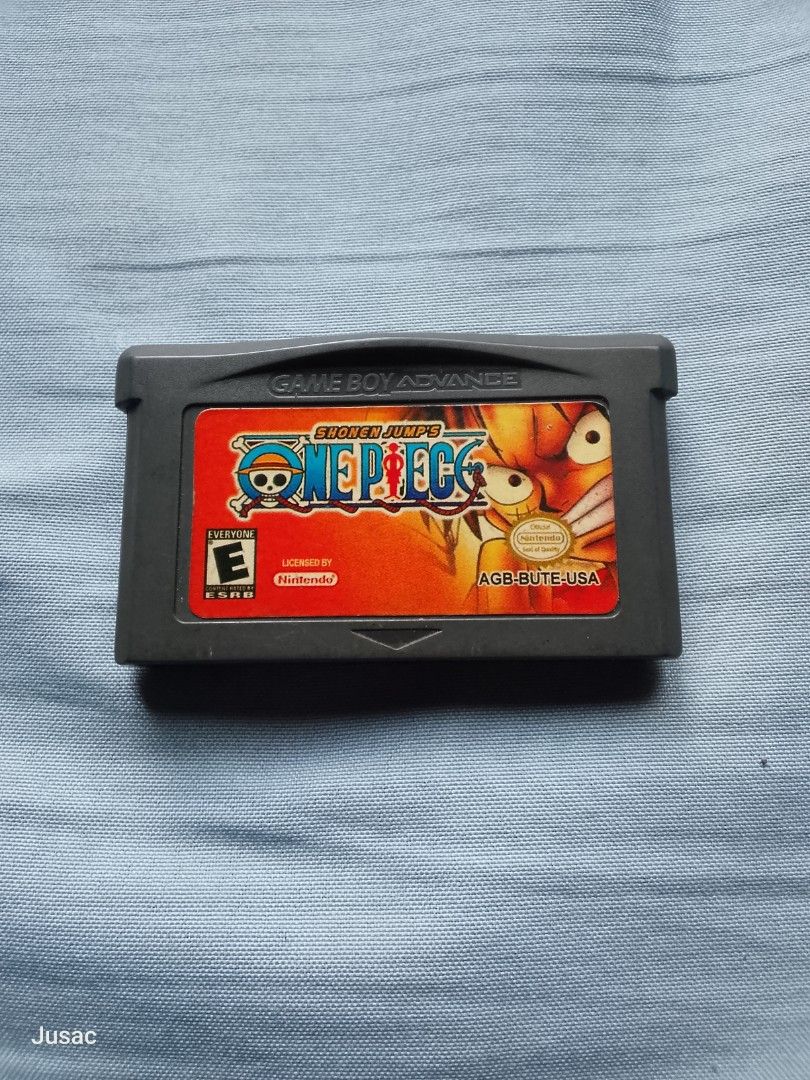 One Piece: Game Cartridge (bootleg only) (Category: Nintendo) located in San Felipe. Submitted by jusac_19 (Listing ID 1463645428, Image 1). Description: - Game: One Piece: - Platform: Game Boy Advance (GBA) - Functionality: Tested and working - Ideal for: One Piece fans and collectors.