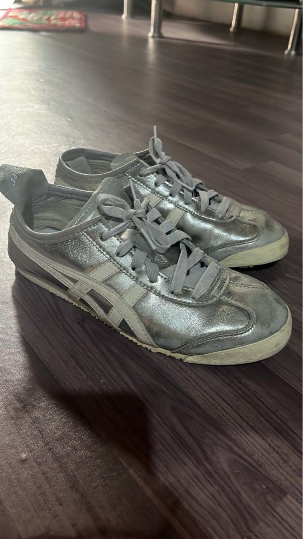 Onitsuka Tiger & Nike Dunk Bundle Deal (Category: Sneakers) located in Manila. Submitted by nicolegipit (Listing ID 1463611571, Image 2). Description: - Bundle Deal: Onitsuka Tiger (Silver) + Nike Dunks (White/Purple) - Price: 999 for both pairs - Perfect for sneaker enthusiasts.