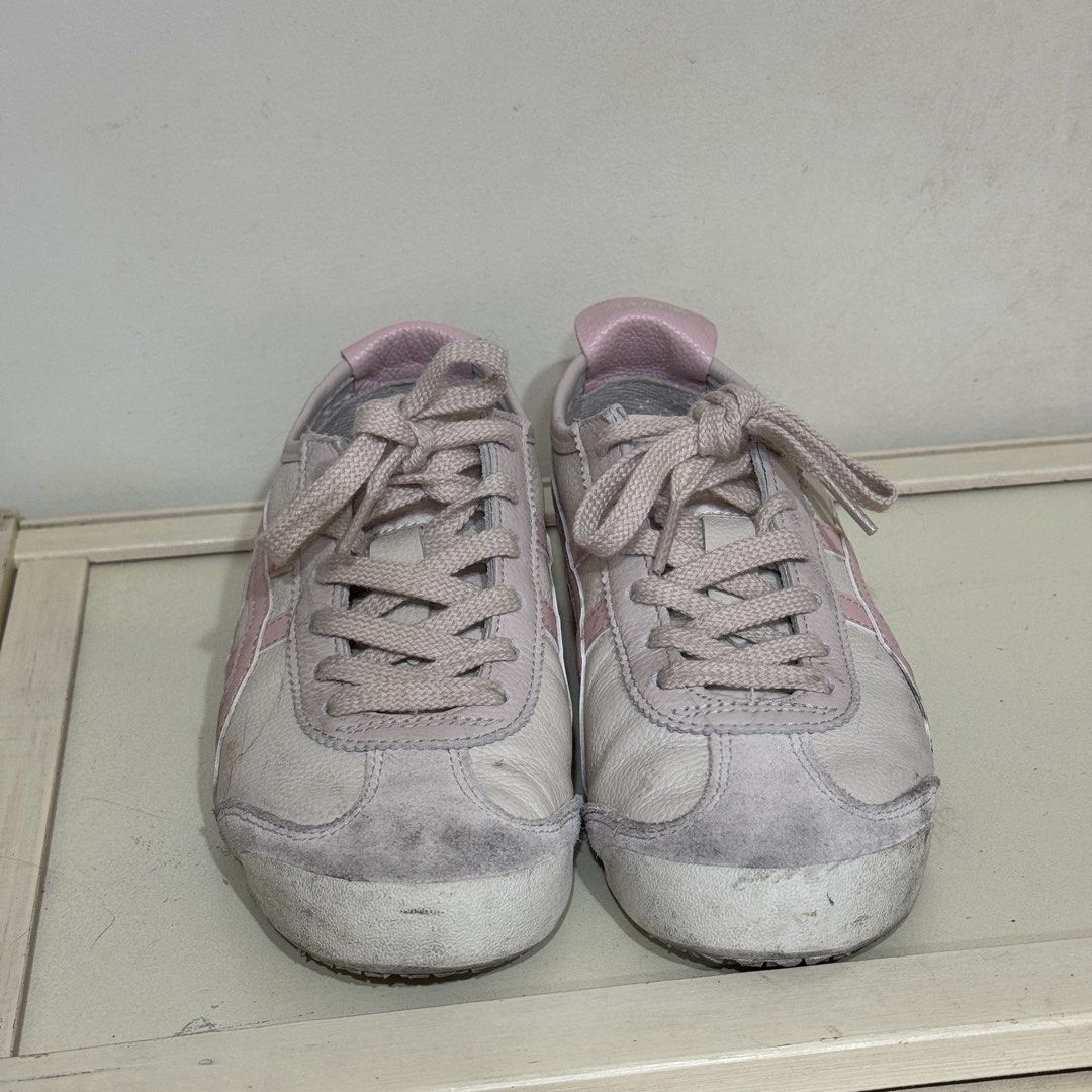 onitsuka tiger mexico 78 pink white (Category: Sneakers) located in Pasig City. Submitted by lovedonceph (Listing ID 1463668460, Image 2). Description: just needs cleaning used 3-4x only.