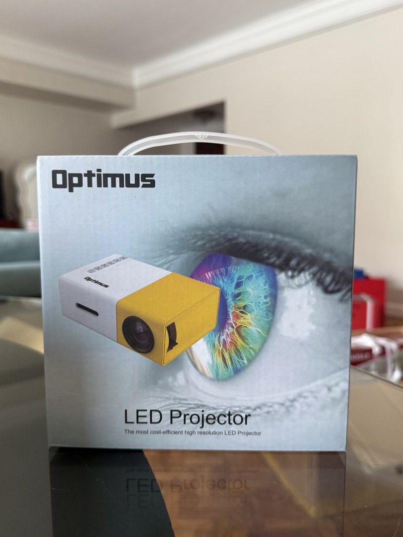 OPTIMUS LED PROJECTOR (Category: Projectors) located in Makati City. Submitted by TZ.Collections (Listing ID 1463591048, Image 2). Description: -BRAND-NEW -SLIGHTLY NEGOTIABLE -FREE SHIPPING WITHIN MAKATI.