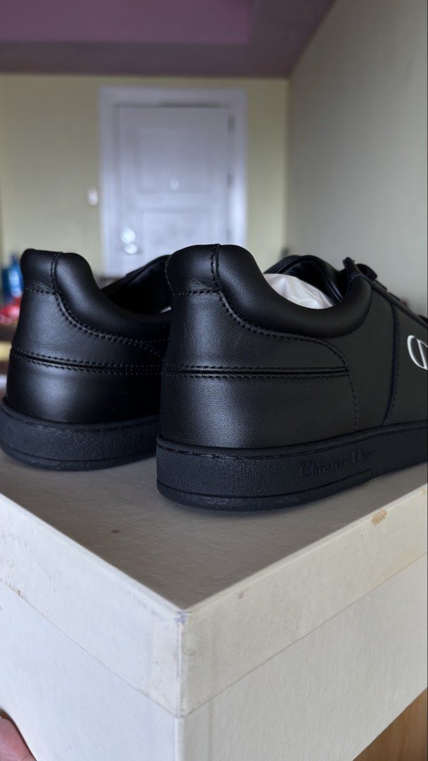 Original Christian Dior Black Sneakers (Category: Sneakers) located in Manila. Submitted by live.amanda (Listing ID 1463570685, Image 3). Description: Christian Dior Black Sneakers with box .