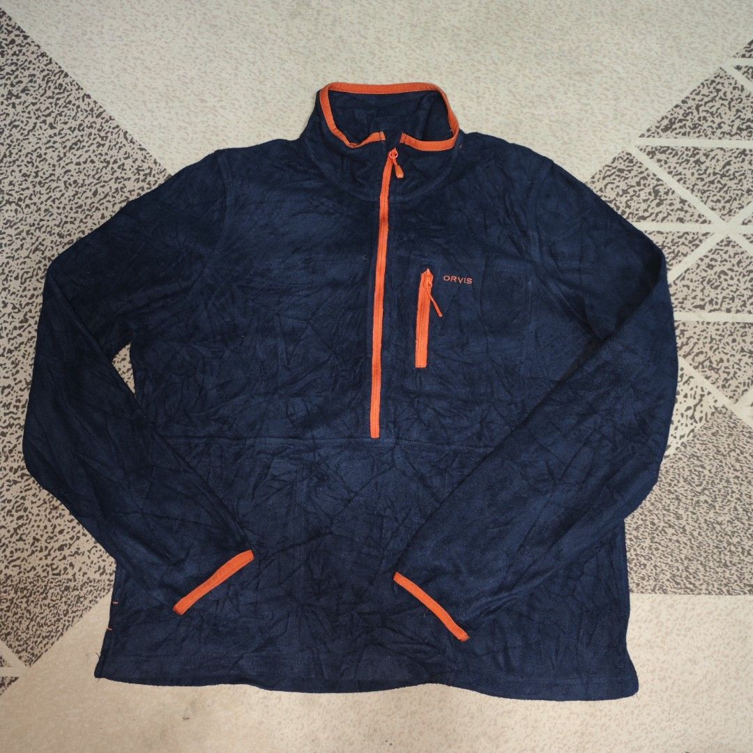 Orvis Half-zip Fleece Jacket (Category: Coats, Jackets and Outerwear) located in Tanay. Submitted by polothriftedit (Listing ID 1463602073, Image 1). Description: No issue Excellent condition Color rate: 10/10 YKK zipper No loose stitches, no distressing dimes: width: 22" length: 24.5" no return, no exchange, no refund [ pwede tumawad kahit walang kasalanan ].