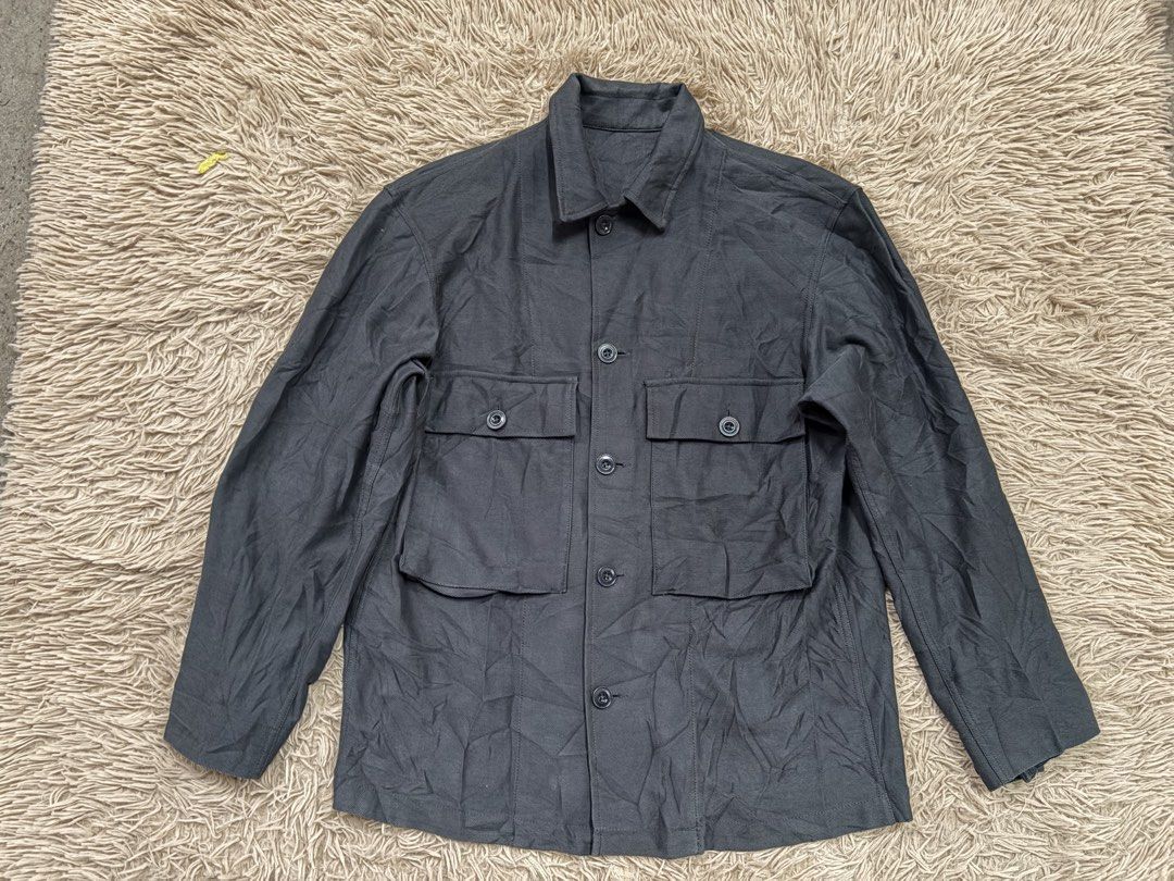 Oversized Work Jacket (Category: Coats, Jackets and Outerwear) located in Mabalacat. Submitted by uniqllojane_17 (Listing ID 1463737045, Image 1). Description: Size Medium on tag 22" width 28" length.