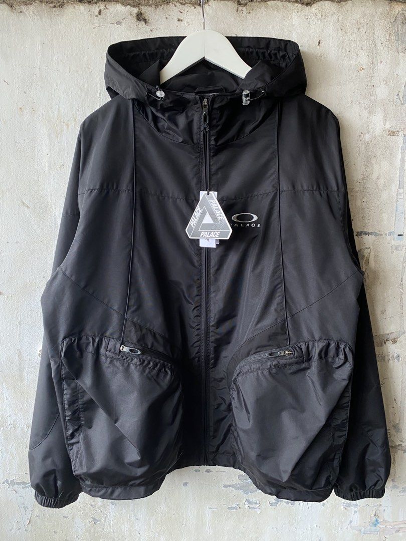 Palace x Oakley - Nitrofuel Jacket (Brandnew) (Category: Coats, Jackets and Outerwear) located in Puerto Princesa. Submitted by something___. (Listing ID 1463721993, Image 1). Description: Palace x Oakley - Nitrofuel Jacket (Brandnew) Tagged Size: Large (Dimension) Length: 28.5 Width: 25.5 Condition: Excellent Color rate: 10 Flaws: None.