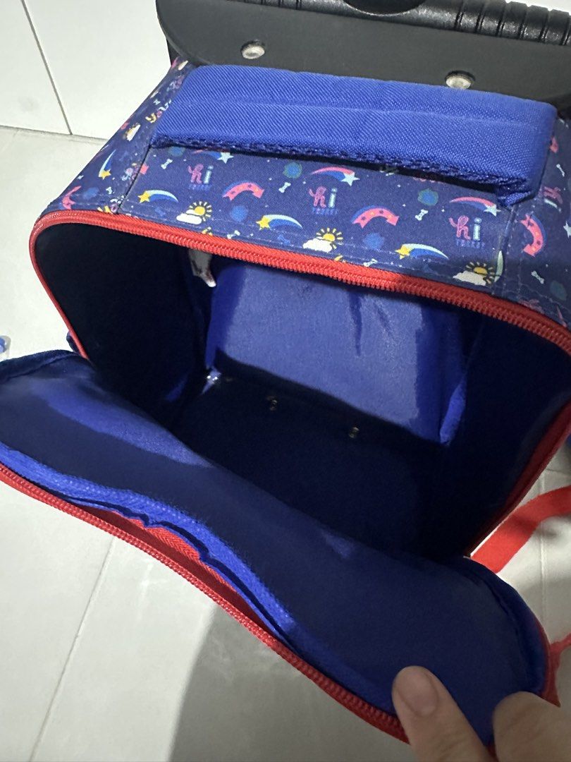 Paw Patrol Stroller Bag (Category: Babies & Kids Fashion) located in Dasmarinas. Submitted by lovemariz (Listing ID 1463664504, Image 3). Description: Almost new Good for Nursery or Kinder Raincoat for bag included .
