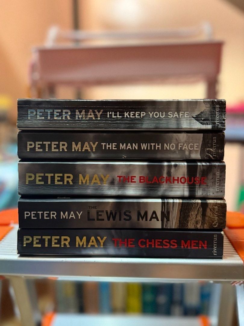 Peter May Books (Category: Storybooks) located in Cavite. Submitted by thriftyaica (Listing ID 1463597212, Image 1). Description: - Preloved Peter May books - Genre: Crime Fiction ₱75 each ₱200 Lewis Trilogy TAKE ALL for ₱350 RFS: downsizing physical books (has a kindle alr) DM for book condition.