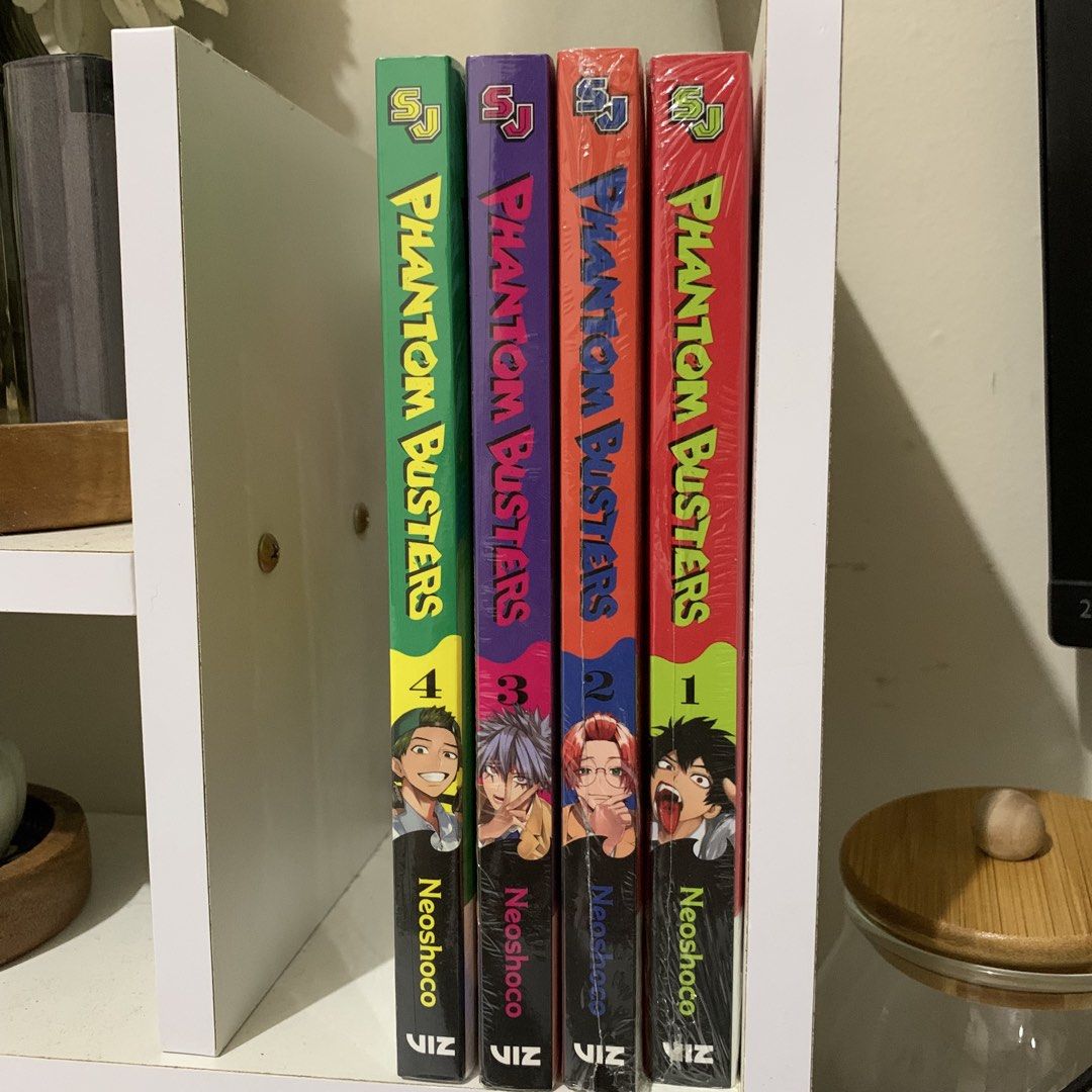 Phantom Busters Brand New SEALED (Category: Comics & Manga) located in Cainta. Submitted by dealwithapril_ (Listing ID 1463702573, Image 2). Description: - Phantom Busters manga volumes 1, 2, 3, and 4 - Published by VIZ - All volumes are brand new and still sealed in plastic - Selling as a complete set - I pre ordered these so I bought this at a higher price -some from Fullybooked.