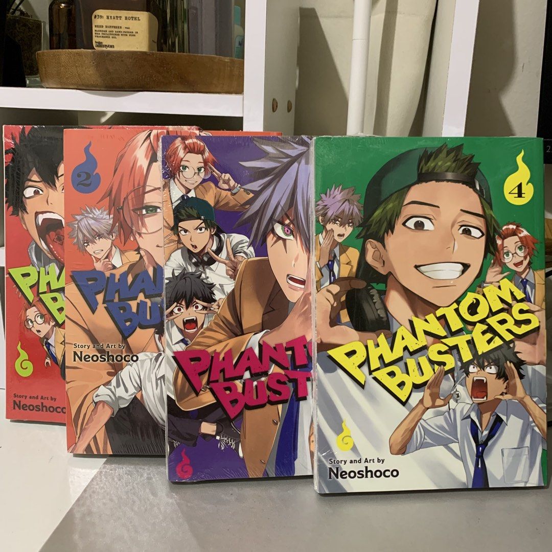 Phantom Busters Brand New SEALED (Category: Comics & Manga) located in Cainta. Submitted by dealwithapril_ (Listing ID 1463702573, Image 1). Description: - Phantom Busters manga volumes 1, 2, 3, and 4 - Published by VIZ - All volumes are brand new and still sealed in plastic - Selling as a complete set - I pre ordered these so I bought this at a higher price -some from Fullybooked.