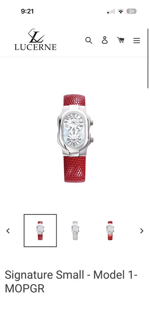 Philip Stein Original Watch (Category: Luxury Watches) located in Tarlac. Submitted by salesalesale01 (Listing ID 1463579854, Image 1). Description: like new original strap is the red one! .