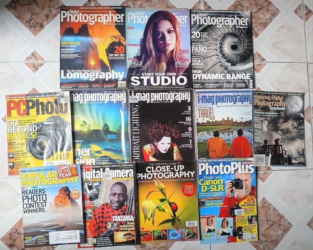 PHOTOGRAPHY Magazines (Category: Magazines) located in Quezon City. Submitted by viaramirez (Listing ID 1463624846, Image 3). Description: 70.00 each magazine 5 magazines minimum purchase or take all 12 magazines for 700.00 Good readable condition, complete pages, shipping or pickup, SF charged to buyer, Commonwealth QC .