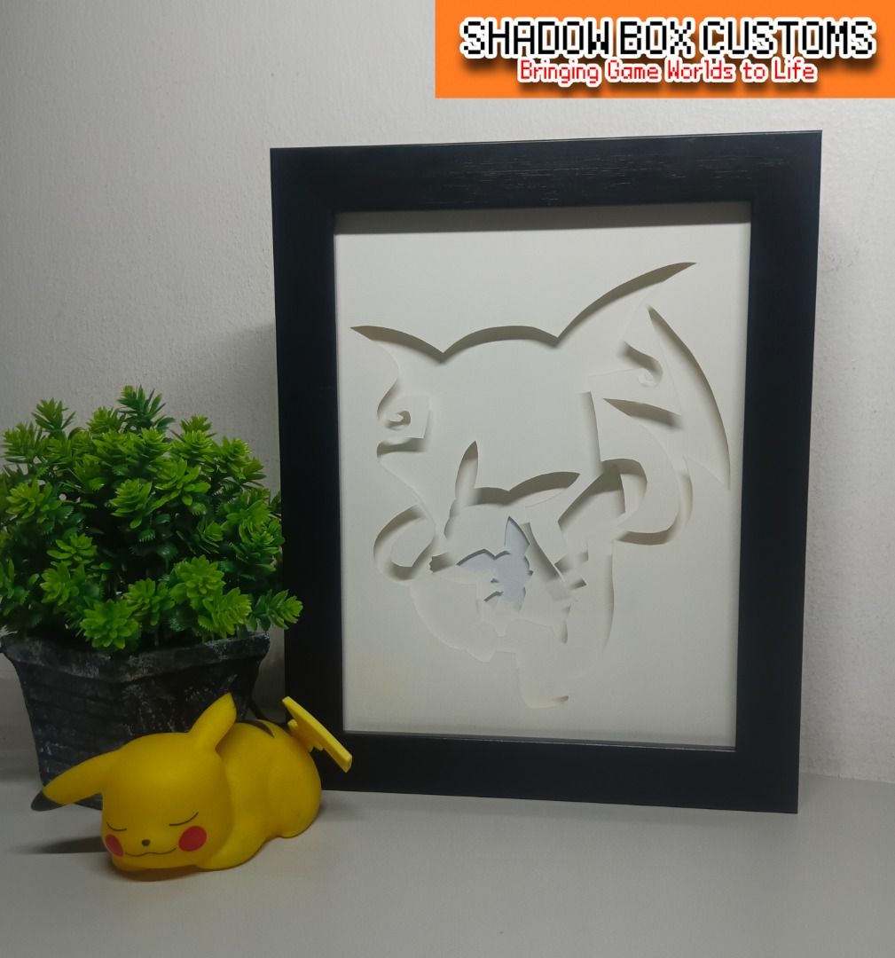 Pikachu Evolution Line Pokemon Lightbox (Category: Nintendo) located in Quezon City. Submitted by natzuki10 (Listing ID 1463589165, Image 3). Description: PTPA Pikachu Evolution Line Pokemon Lightbox Height: 10 inches Width: 8 inches Comes with remote control to change light & with more functions. *Handmade Lightboxes *Perfect for Gamers & Collectors #videogames #nintendo #roomdecor #collection #gamer #giftideas.