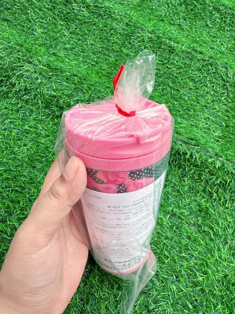 Pink Hello Kitty Tumbler with Lid (Category: Water Bottles & Tumblers) located in Manila. Submitted by ronoarabbit.ph (Listing ID 1463578881, Image 2). Description: - Adorable pink Kitty tumbler - Features a fun polka dot and bow design - Comes with a matching pink lid - Ideal for drinks on the go - Authentic Sanrio Co., Ltd. product - A must-have for Kitty enthusiasts! 📌Payment First Policy, NO COD 📌 First to pay, no long reservations 📍Loc: M