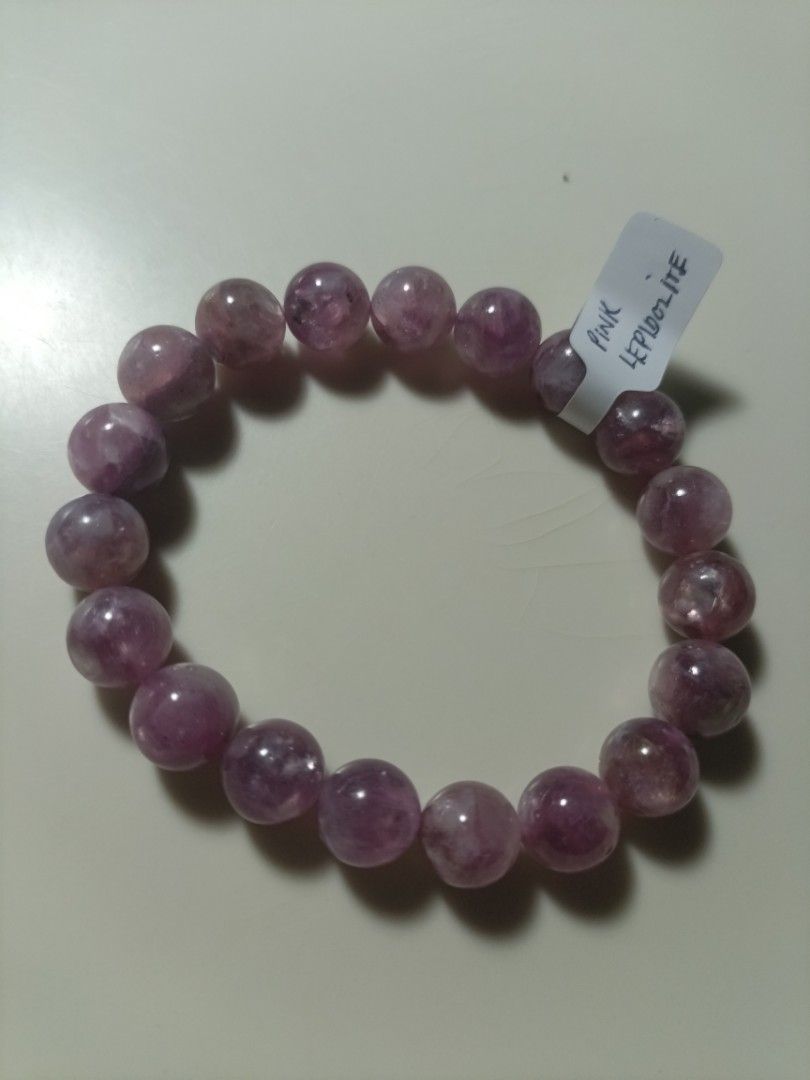 Pink Lepidolite Bracelet (Category: Bracelets) located in San Antonio. Submitted by thriftsandcharms (Listing ID 1463732976, Image 1). Description: 1pc remaining gcash Olongapo City +sf pm for more details.