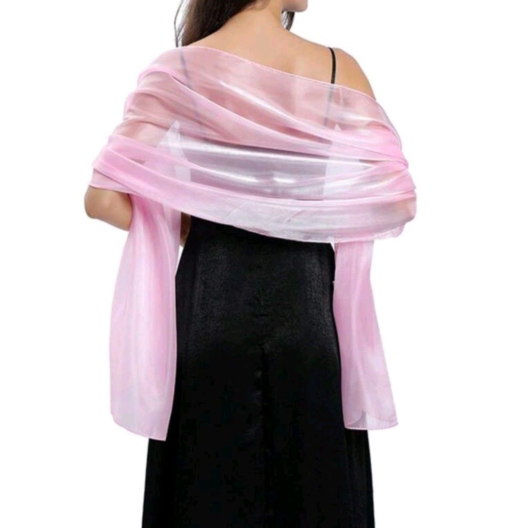 Pink shiny smooth elegant shawl cover up (Category: Others Tops) located in Manila. Submitted by nariachic (Listing ID 1463643583, Image 1). Description: Pink shiny smooth elegant shawl cover up.