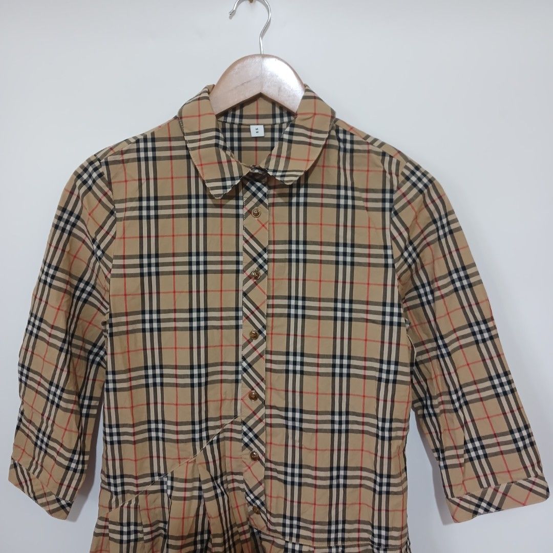 PLAID DRESS (Category: Dresses) located in Ozamiz City. Submitted by 2nd.sight (Listing ID 1463575653, Image 2). Description: size: medium on tag w: 17 l: 32 waist: 18 sleeve Length: 16.5 like new.