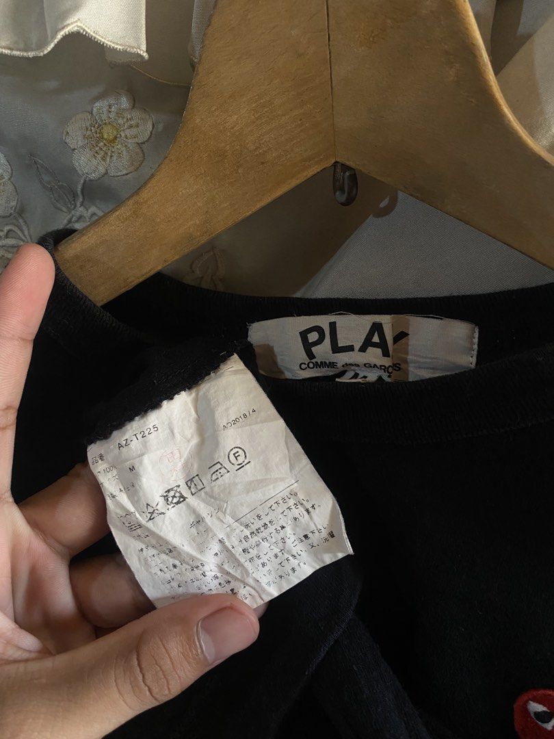 PLAY CDG SHIRT (Category: Shirts) located in Manila. Submitted by thrifttodays. (Listing ID 1463564888, Image 3). Description: PLAY CDG GOOD CONDITION NO FLAWS 9/10 CR SIZE M 400+sf.