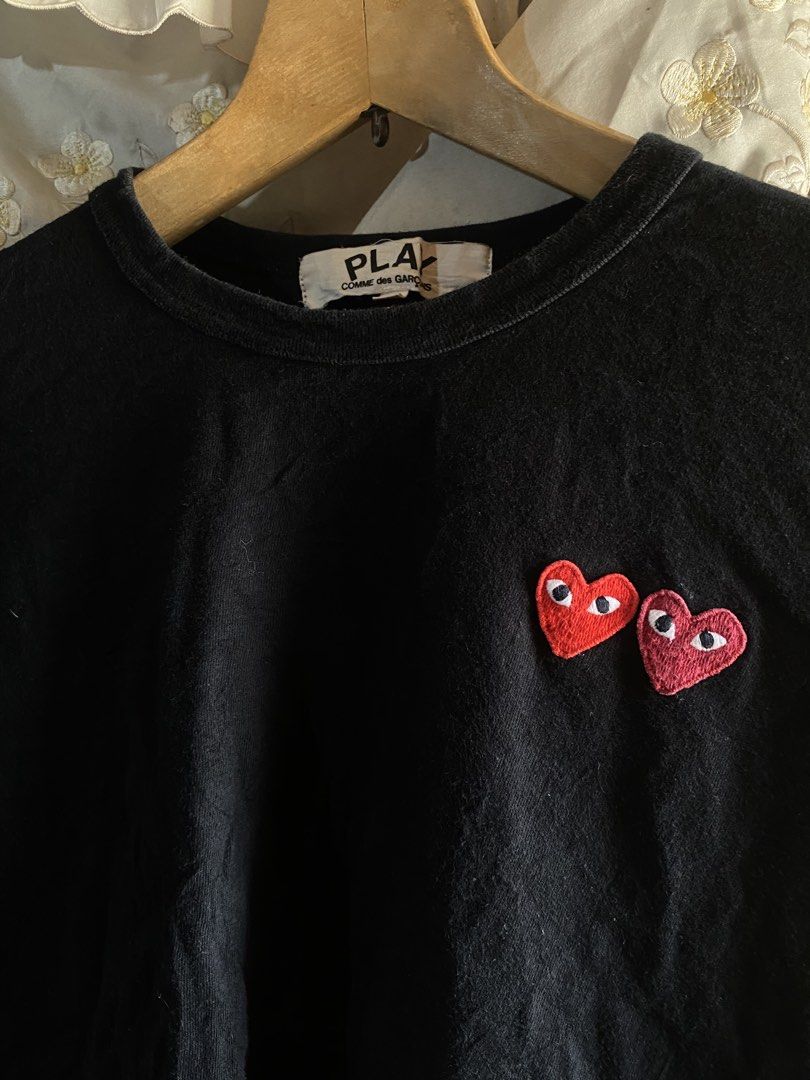 PLAY CDG SHIRT (Category: Shirts) located in Manila. Submitted by thrifttodays. (Listing ID 1463564888, Image 2). Description: PLAY CDG GOOD CONDITION NO FLAWS 9/10 CR SIZE M 400+sf.
