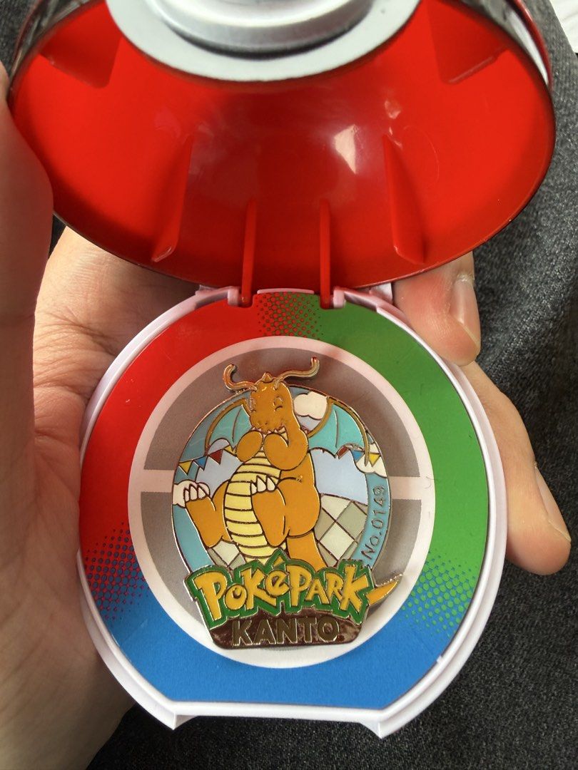 Pokepark Kanto - Dragonite Pin (Category: Character Goods) located in Rodriguez. Submitted by babytoothy (Listing ID 1463597350, Image 1). Description: .