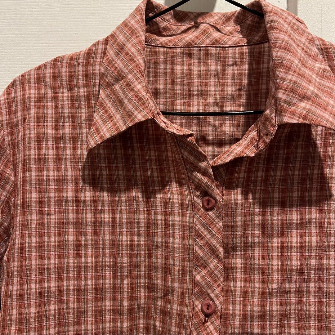 Polo Button up plaid (Category: Shirts) located in Manila. Submitted by sade03_ (Listing ID 1463616524, Image 2). Description: size: s-m can shipped thru lalamove / j&t .