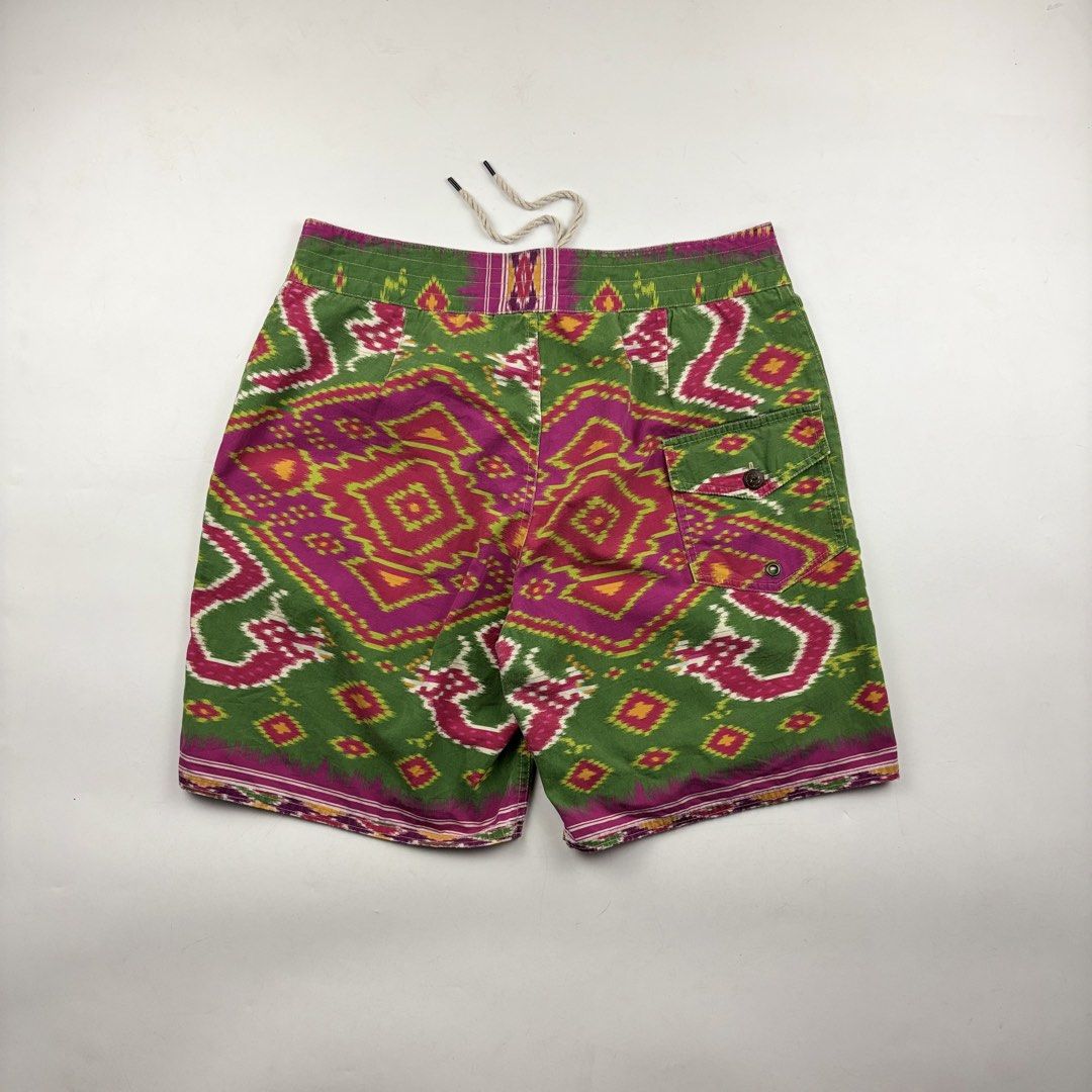 Polo Ralph Lauren Aztec Shorts (Category: Shorts) located in Makati City. Submitted by ragrepository (Listing ID 1463682463, Image 2). Description: Polo Ralph Lauren Aztec Shorts Tagged as 32 Waist-16” Front rise-13” Back rise-13.5” Inseam-8” Outseam-18.5” Thigh-13.5” Knee- Leg opening-12” Condition-9/10 Flaw- None .