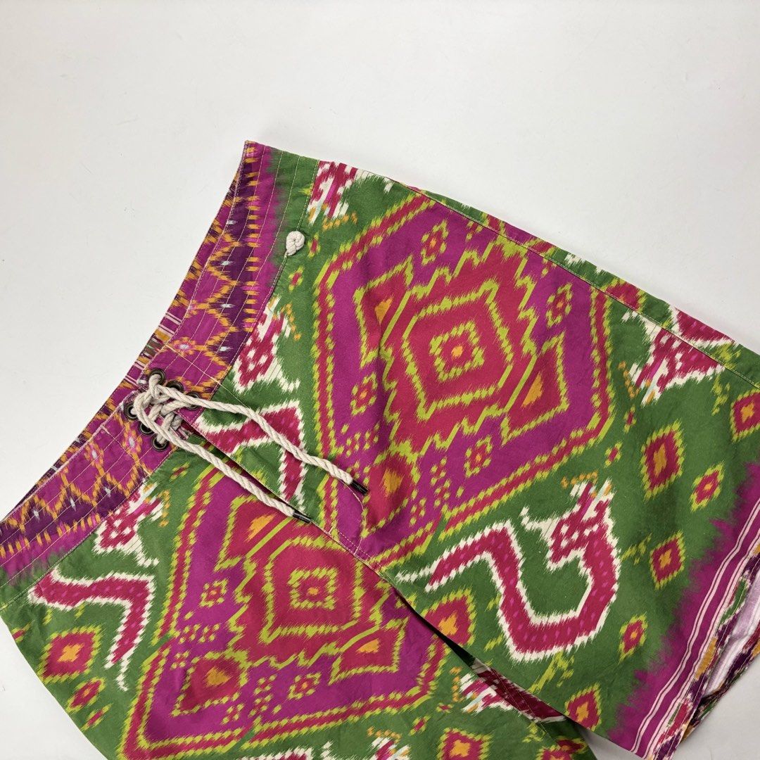 Polo Ralph Lauren Aztec Shorts (Category: Shorts) located in Makati City. Submitted by ragrepository (Listing ID 1463682463, Image 3). Description: Polo Ralph Lauren Aztec Shorts Tagged as 32 Waist-16” Front rise-13” Back rise-13.5” Inseam-8” Outseam-18.5” Thigh-13.5” Knee- Leg opening-12” Condition-9/10 Flaw- None .